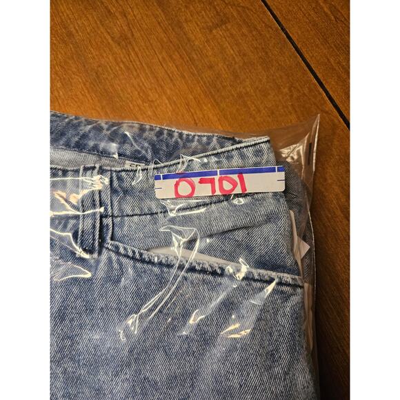 SR vs Sandrine Rose Free People Jeans NEW Womens Color Block Patch Size 28 (701) - Picture 9 of 9